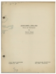 Moe Howard's Personally Owned Script for The Three Stooges 1939 Film ''How High Is Up?'' -- With Numerous Edits by Moe Howard Throughout